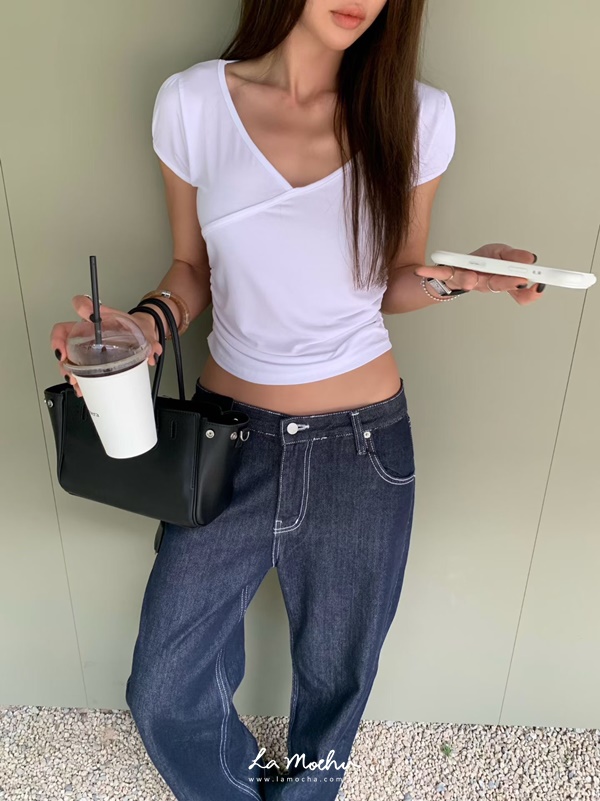 歐美涼感薄軟料上衣